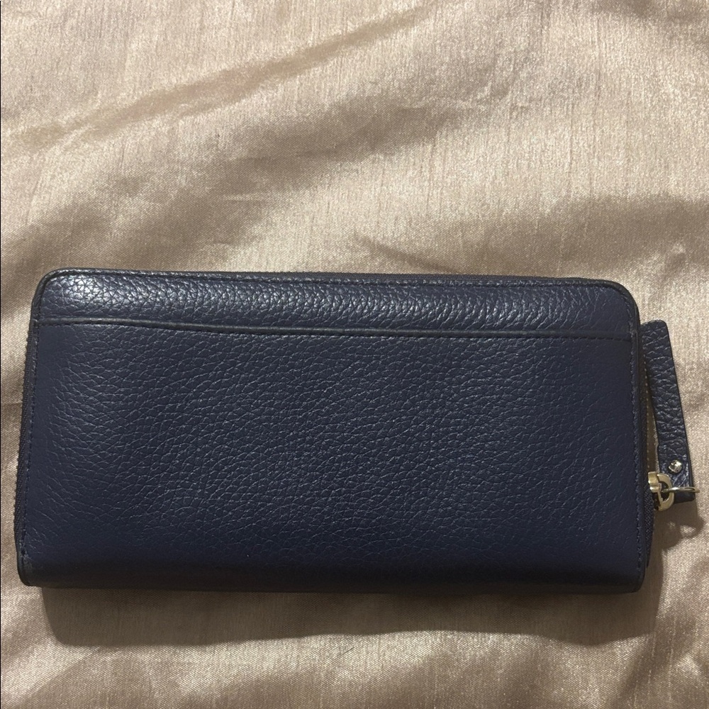 Kate Spade Midnight Blue Leather Wallet - Picture 2 of 9